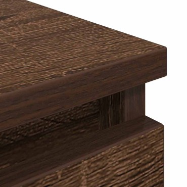 vidaXL Έπιπλο Τηλεόρασης Καφέ Δρυς 100x35x54cm Επεξ. Ξύλο