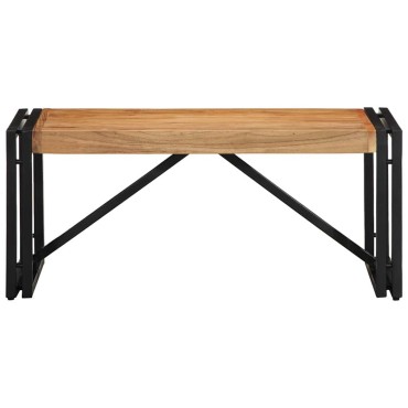 vidaXL Τραπεζάκι σαλονιού 80x40x35cm μασίφ ξύλο ακακίας 1 τεμ.
