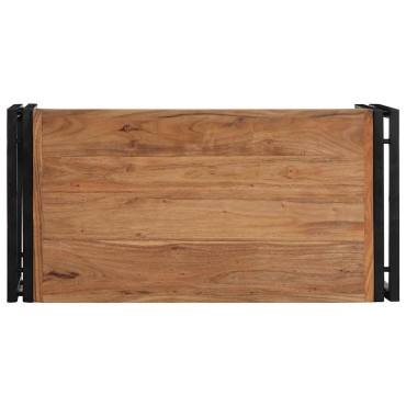 vidaXL Τραπεζάκι σαλονιού 80x40x35cm μασίφ ξύλο ακακίας 1 τεμ.