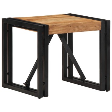 vidaXL Τραπεζάκι σαλονιού 40x40x35cm μασίφ ξύλο ακακίας 1 τεμ.