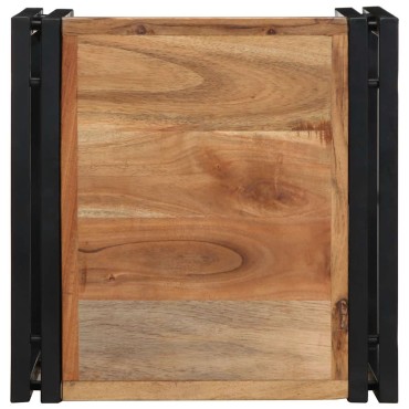 vidaXL Τραπεζάκι σαλονιού 40x40x35cm μασίφ ξύλο ακακίας 1 τεμ.