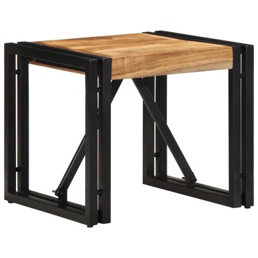 vidaXL Τραπεζάκι σαλονιού 40x40x35cm μασίφ ξύλο ακακίας 1 τεμ.