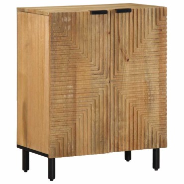 vidaXL 3 τεμ. Sideboards καφέ 60x33x75cm μασίφ ξύλο Mango