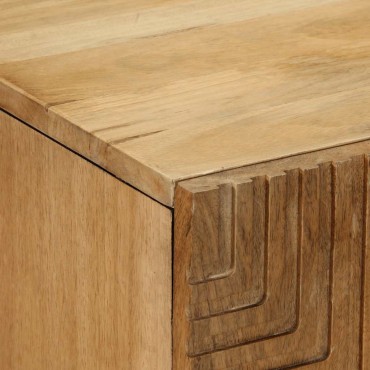vidaXL 3 τεμ. Sideboards καφέ 60x33x75cm μασίφ ξύλο Mango