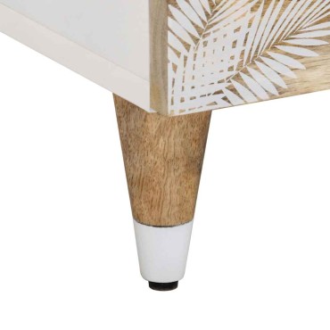 vidaXL Τραπεζάκι Σαλονιού 80x50x40cm από Μασίφ Ξύλο Μάνγκο 1 τεμ.