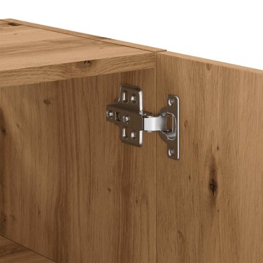 vidaXL Ντουλάπι Τοίχου Αρτισιανή Δρυς 60x31x60cm Επεξεργασμένο Ξύλο 1 τεμ.