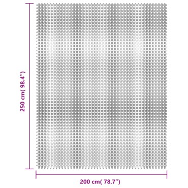 vidaXL Χαλί Σκηνής Ανοιχτό Γκρι 2,5x2 μ.