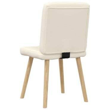 vidaXL Καρέκλες Τραπεζαρίας 4 τεμ. Λινές 45x54x86 cm
