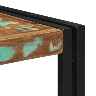 vidaXL Τραπεζάκι σαλονιού πολύχρωμο 40x40x35cm Ξύλο μασίφ ανακυκλωμένο 1 τεμ.