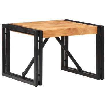 vidaXL Τραπεζάκι σαλονιού 50x50x35cm μασίφ ξύλο ακακίας 1 τεμ.