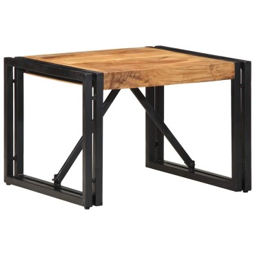 vidaXL Τραπεζάκι σαλονιού 50x50x35cm μασίφ ξύλο ακακίας 1 τεμ.