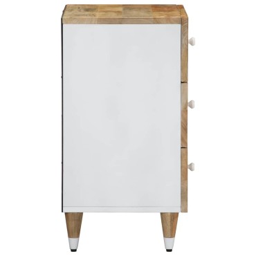 vidaXL Κομοδίνο 50x33x60cm από Μασίφ Ξύλο Μάνγκο 1 τεμ.