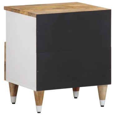 vidaXL Κομοδίνα 2 τεμ. 40x33x46cm από Μασίφ Ξύλο Μάνγκο