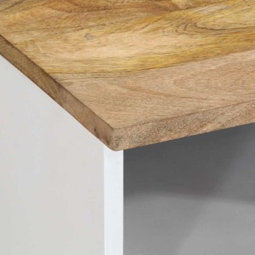 vidaXL Κομοδίνα 2 τεμ. 40x33x46cm από Μασίφ Ξύλο Μάνγκο