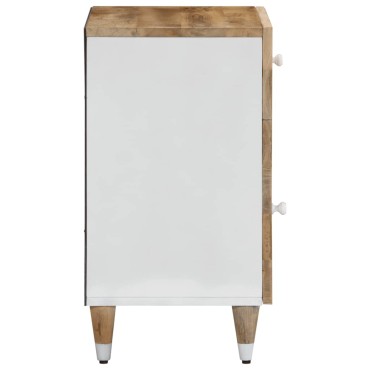vidaXL Κομοδίνο 50x33x60cm από Μασίφ Ξύλο Μάνγκο 1 τεμ.