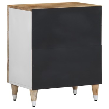vidaXL Κομοδίνο 50x33x60cm από Μασίφ Ξύλο Μάνγκο 1 τεμ.