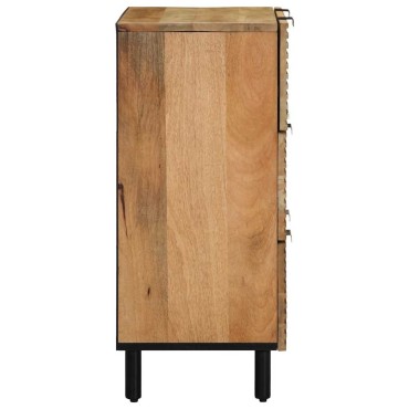vidaXL Sideboards 2 τεμ. καφέ 60x33x75cm μασίφ ξύλο Mango
