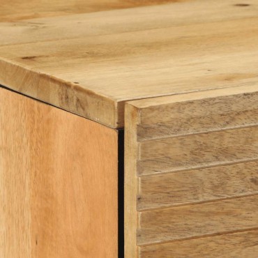 vidaXL Sideboards 2 τεμ. καφέ 60x33x75cm μασίφ ξύλο Mango