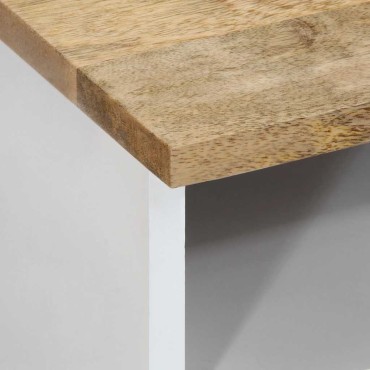 vidaXL Τραπεζάκι Σαλονιού 80x54x40cm από Μασίφ Ξύλο Μάνγκο 1 τεμ.