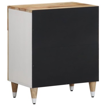 vidaXL Κομοδίνο 50x33x60cm από Μασίφ Ξύλο Μάνγκο 1 τεμ.