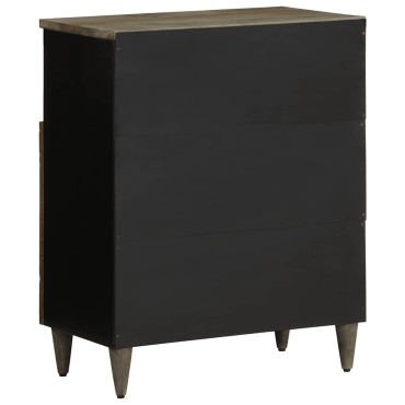 vidaXL Συρταριέρα 60x33x75cm από Μασίφ Ξύλο Μάνγκο 1 τεμ.