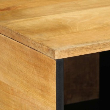 vidaXL Τραπεζάκι σαλονιού καφέ 80x50x40cm μασίφ ξύλο Mango 1 τεμ.