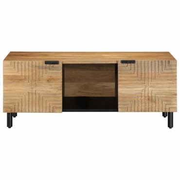 vidaXL Τραπεζάκι σαλονιού καφέ 100x54x40cm μασίφ ξύλο Mango 1 τεμ.