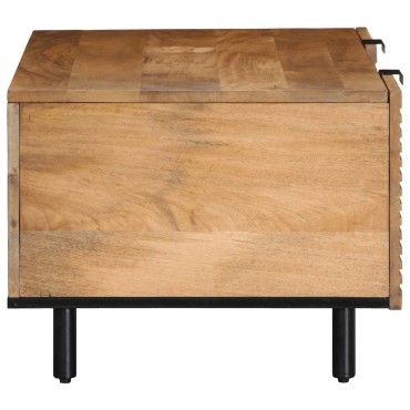 vidaXL Τραπεζάκι σαλονιού καφέ 100x54x40cm μασίφ ξύλο Mango 1 τεμ.