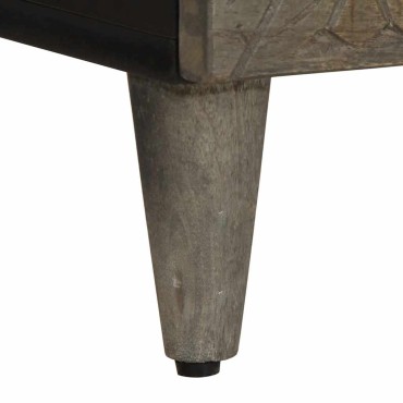 vidaXL Highboard 60x33x110cm μασίφ ξύλο Mango 1 τεμ.