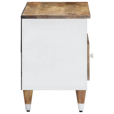 ντουλάπι τηλεόρασης vidaXL 80x33,5x46cm μασίφ ξύλο Mango