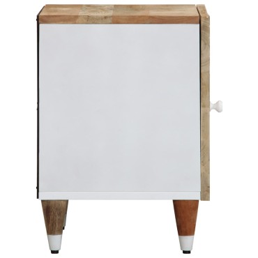 vidaXL Κομοδίνο 40x33,5x46cm μασίφ ξύλο Mango 1 τεμ.
