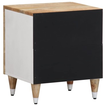 vidaXL Κομοδίνο 40x33,5x46cm μασίφ ξύλο Mango 1 τεμ.