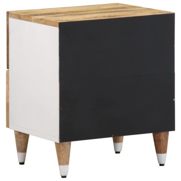 vidaXL Κομοδίνο 40x33,5x46cm μασίφ ξύλο Mango 1 τεμ.