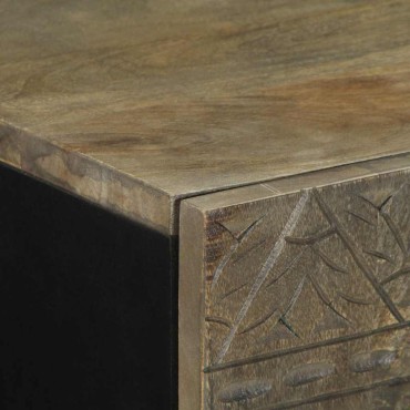 vidaXL Sideboard 90x33x75cm μασίφ ξύλο Mango 1 τεμ.