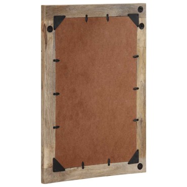 vidaXL Καθρέφτης μπάνιου 50x3x70cm από μασίφ ξύλο Mango