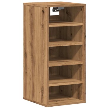 vidaXL Ντουλάπια παπουτσιών 2 τεμ Artisan Oak 32x35x70cm