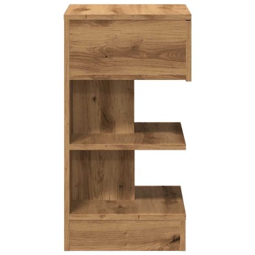 vidaXL Κομοδίνα 2 τεμ. Artisan Oak 40x35x65cm Κατασκευασμένο ξύλο