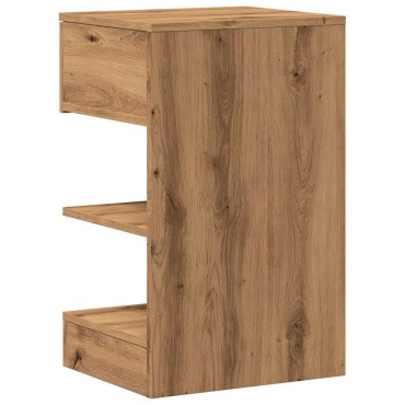vidaXL Κομοδίνα 2 τεμ. Artisan Oak 40x35x65cm Κατασκευασμένο ξύλο