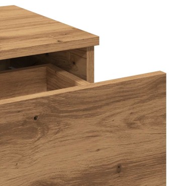 vidaXL Κομοδίνα 2 τεμ. Artisan Oak 40x35x65cm Κατασκευασμένο ξύλο