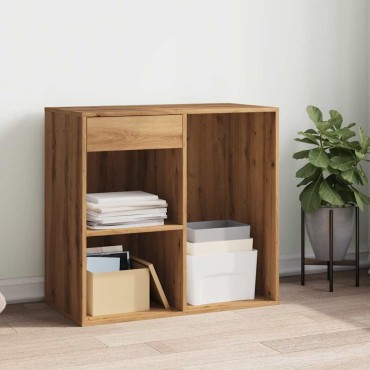 vidaXL Ντουλάπι καλλυντικών Artisan Oak 80x40x75cm Κατασκευασμένο ξύλο 1 τεμ.