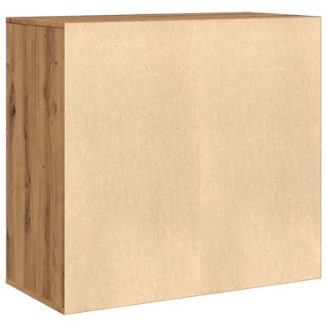 vidaXL Ντουλάπι καλλυντικών Artisan Oak 80x40x75cm Κατασκευασμένο ξύλο 1 τεμ.