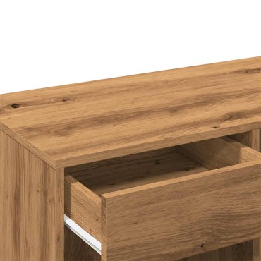vidaXL Ντουλάπι καλλυντικών Artisan Oak 80x40x75cm Κατασκευασμένο ξύλο 1 τεμ.