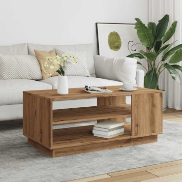 vidaXL Τραπεζάκι σαλονιού Artisan Oak 102x55x43cm Κατασκευασμένο ξύλο 1 τεμ.