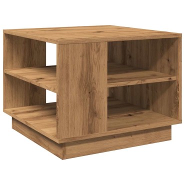 vidaXL Τραπεζάκι σαλονιού Artisan Oak 55x55x42cm Κατασκευασμένο ξύλο 1 τεμ.