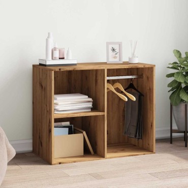 vidaXL Ντουλάπι ντύσιμο Artisan δρυς 80x40x65cm Κατασκευασμένο ξύλο 1 τεμ.