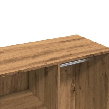 vidaXL Ντουλάπι ντύσιμο Artisan δρυς 80x40x65cm Κατασκευασμένο ξύλο 1 τεμ.