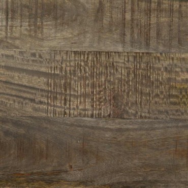 vidaXL Έπιπλο Τηλεόρασης Μαύρο 100x33x46cm από Μασίφ Ξύλο Μάνγκο