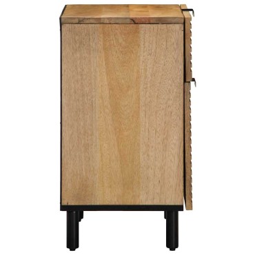 vidaXL Κομοδίνο καφέ 50x33x60cm μασίφ ξύλο Mango 1 τεμ.