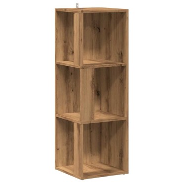 vidaXL Γωνιακό ντουλάπι Artisan Oak 33x33x100cm Κατασκευασμένο ξύλο
