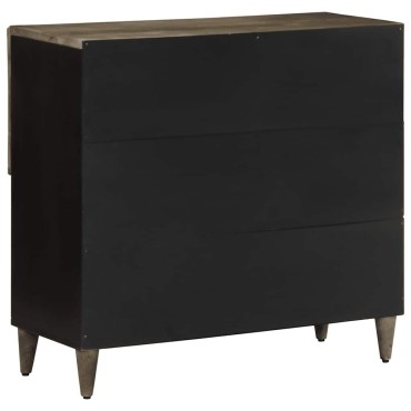 vidaXL Sideboard 80x33x75cm μασίφ ξύλο Mango 1 τεμ.